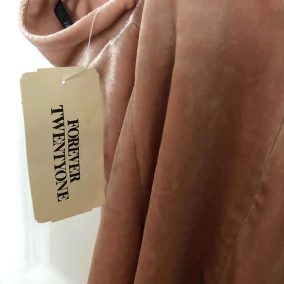 Forever 21 Pink Velvet Dress - Picture 6 of 6